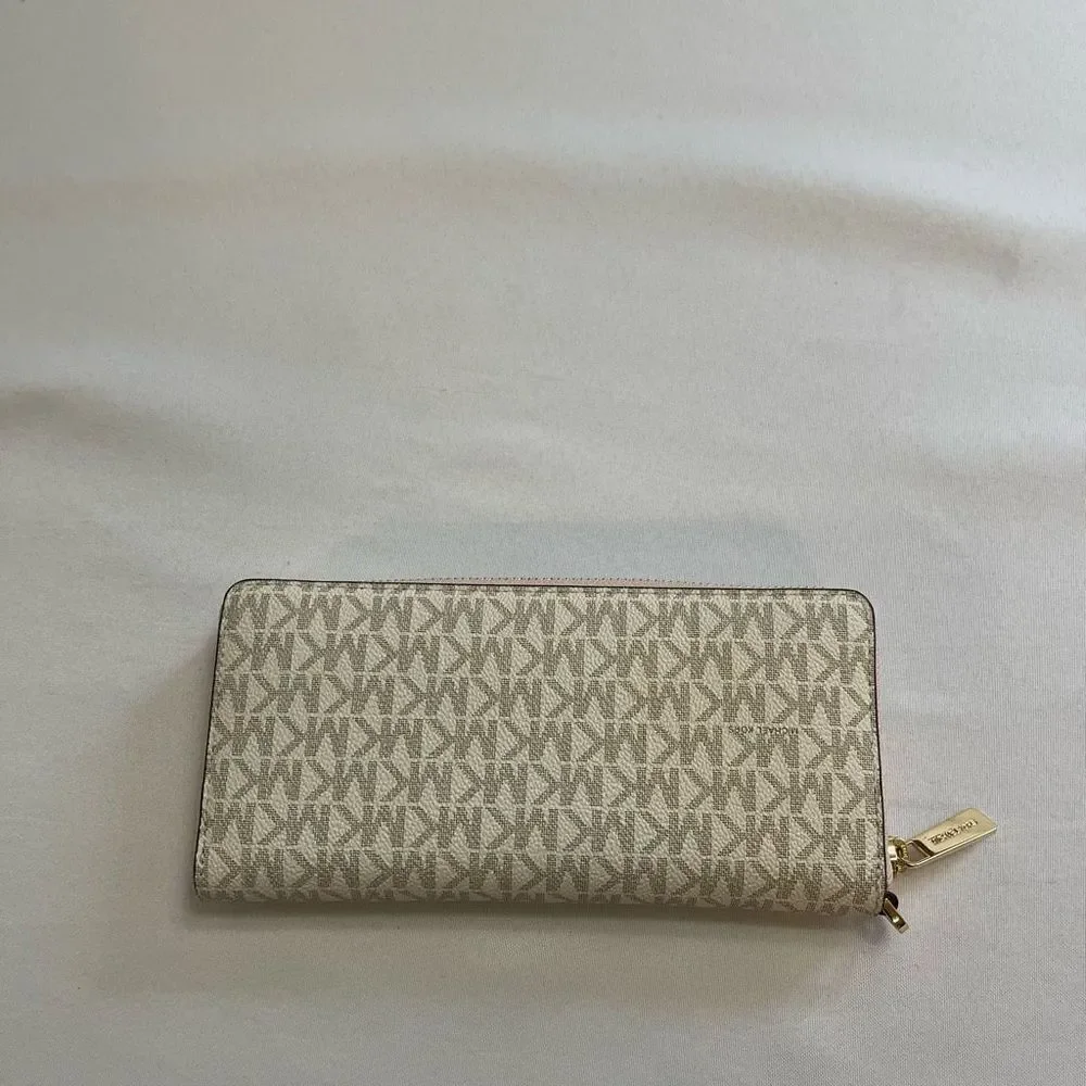 Michael Kors Jet Set Vanilla Pink Wallet